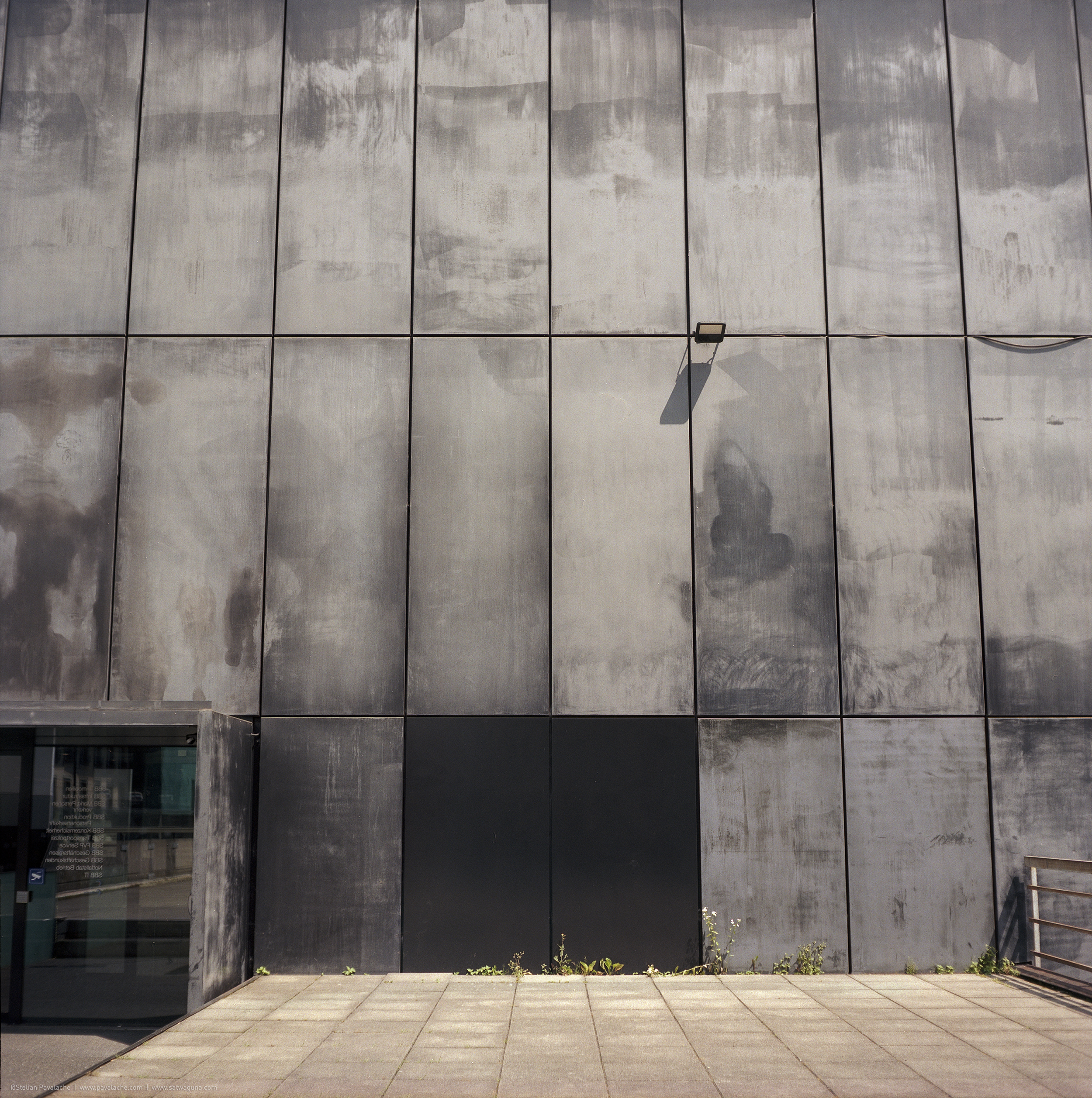 Urban geometry captured on 6x6 film