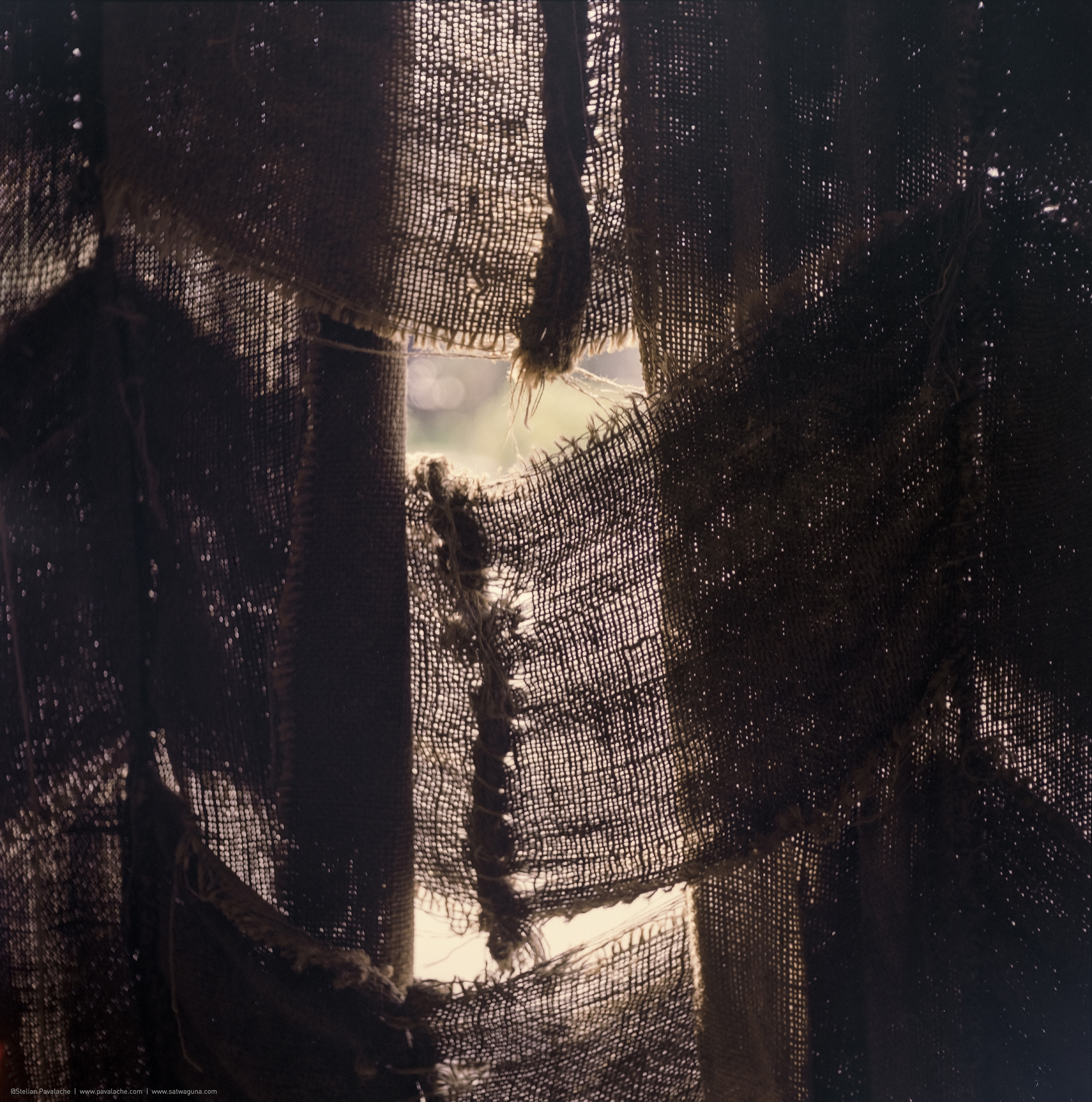 Where the Stitch Fails, Memory Escapes (From the series “Wounds That Breathe” by Ibrahim Mahama)