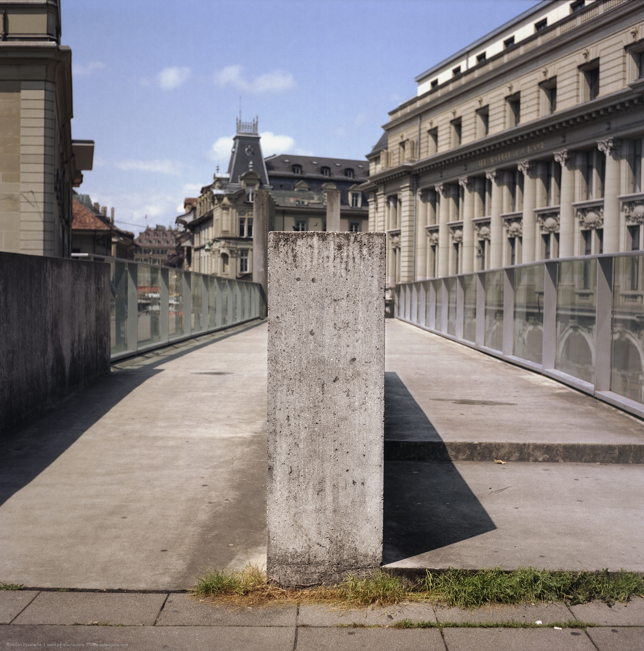 Concrete wall, Bern, shot on 6x6 analog camera


